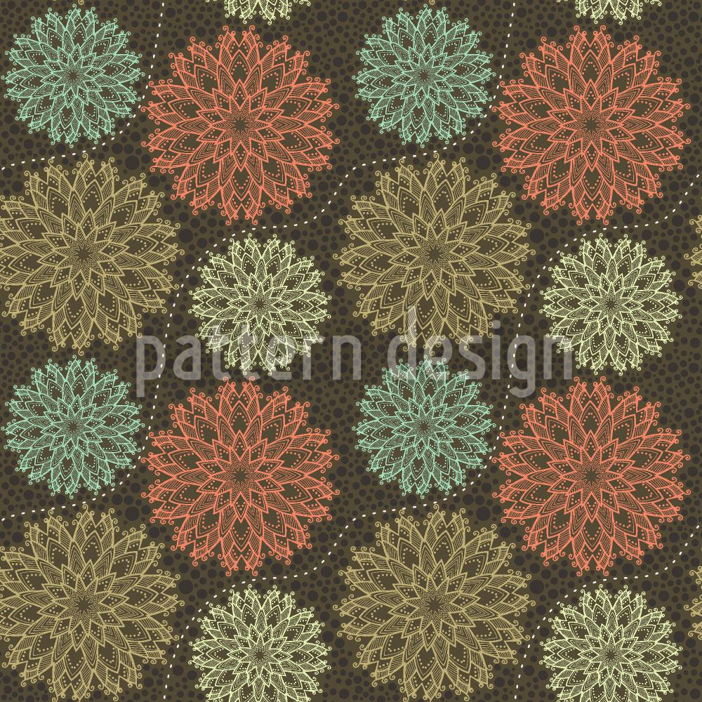 patterned-wallpaper-star-beauties-on-dots