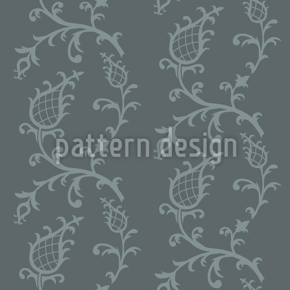 patterned-wallpaper-cinderella-grey