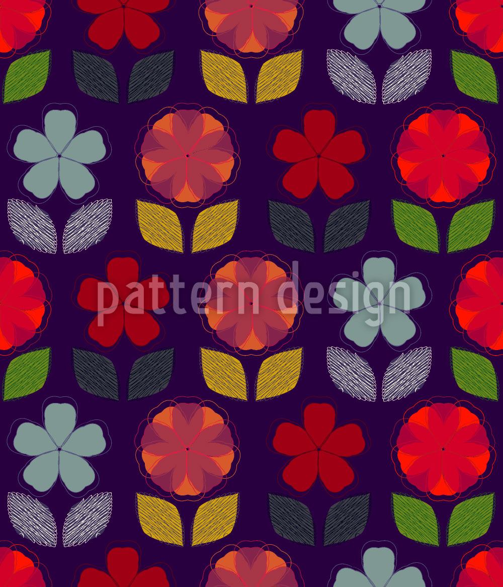 patterned-wallpaper-funny-retro-garden