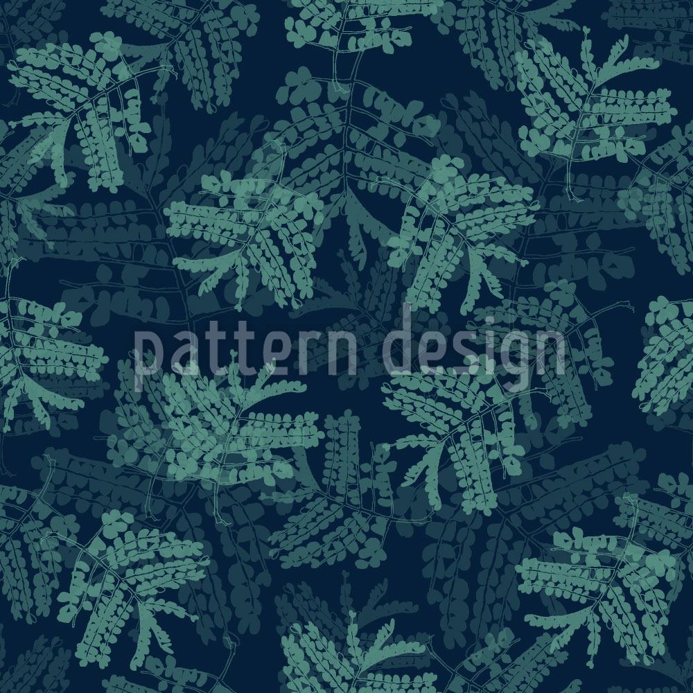 patterned-wallpaper-acacia-leaves-blue