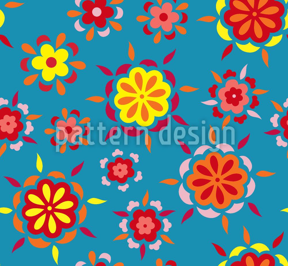 patterned-wallpaper-flower-burst