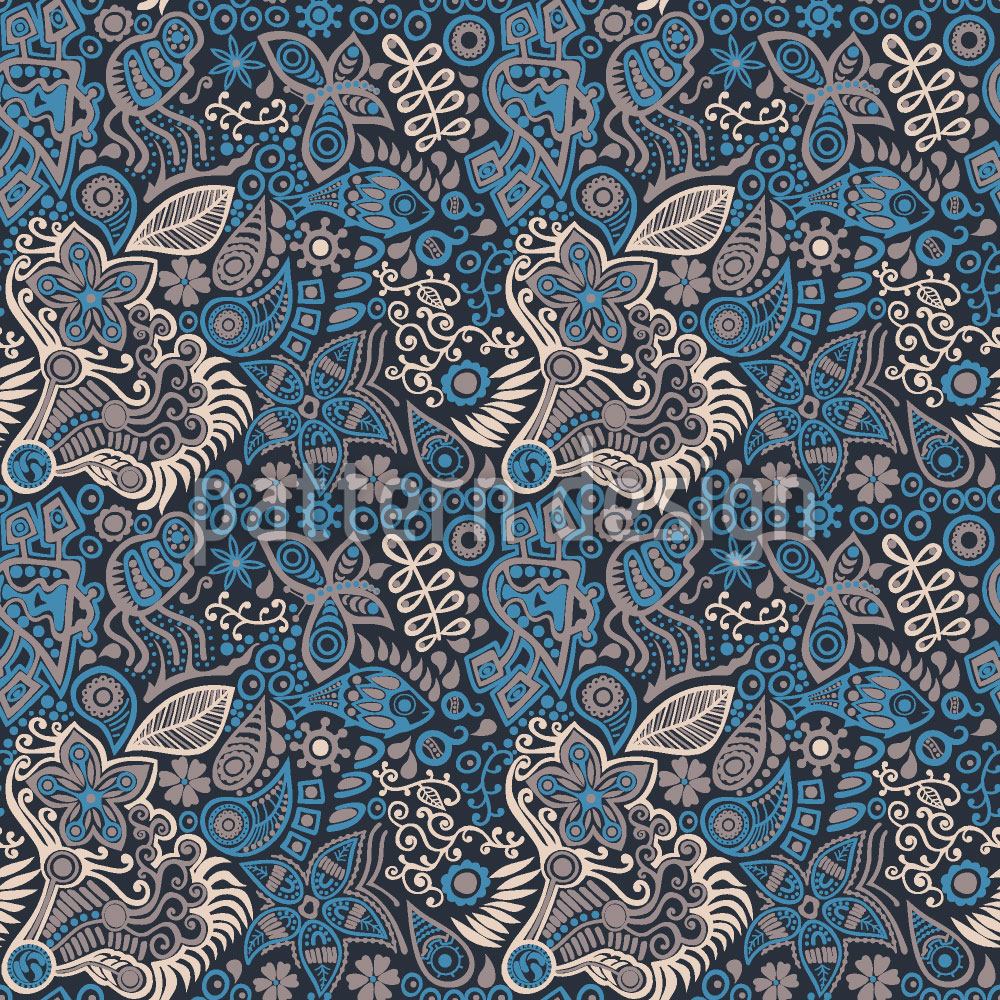 patterned-wallpaper-at-night-in-the-garden-of-eden