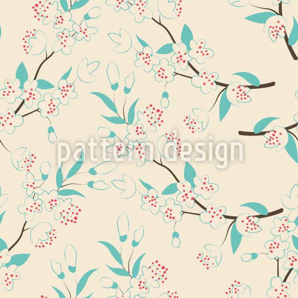 patterned-wallpaper-spring-in-japan