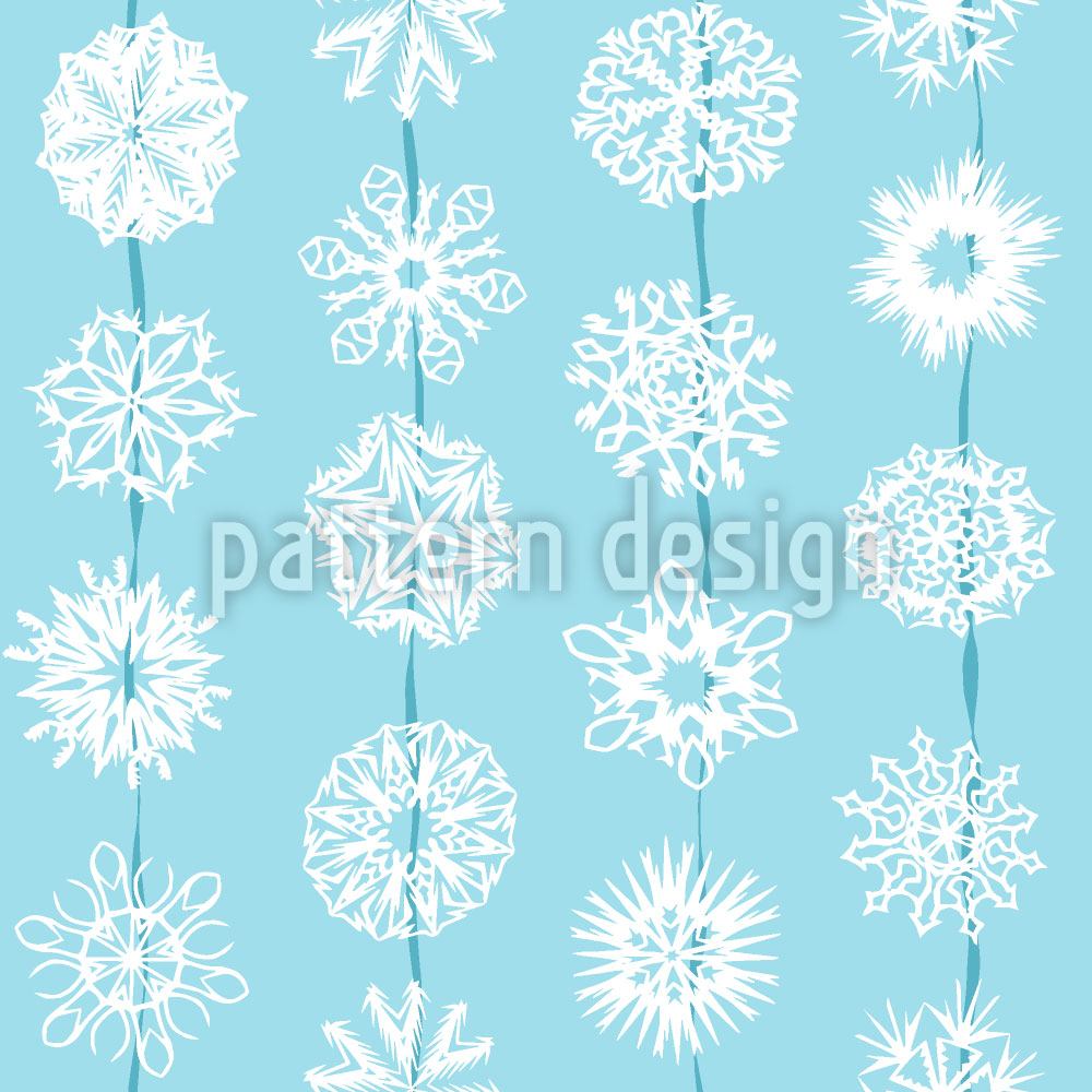 patterned-wallpaper-snowflakes-from-paper