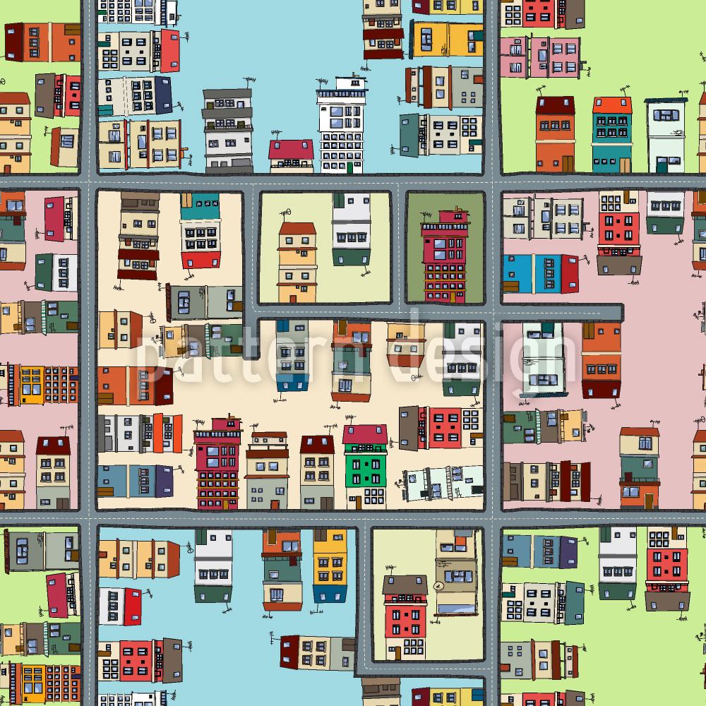 patterned-wallpaper-map-of-city