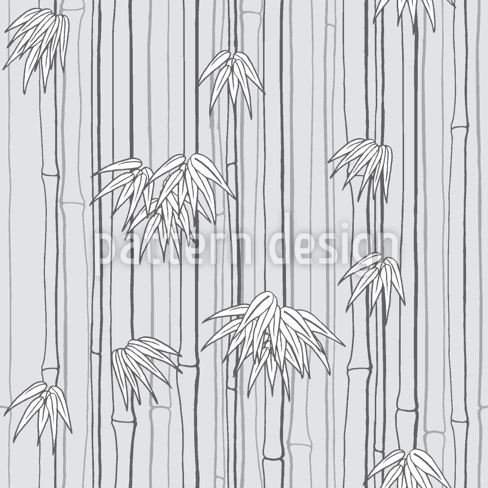 patterned-wallpaper-bamboo-woods-grey