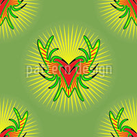 patterned-wallpaper-bunte-jagd