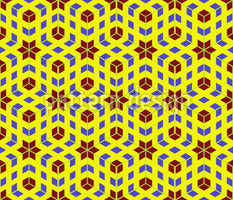 patterned-wallpaper-star-and-square