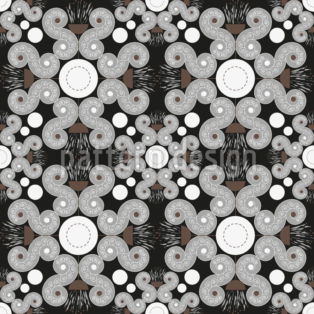 patterned-wallpaper-snail-squiggle