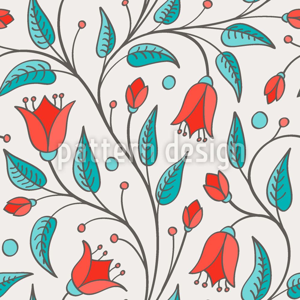 patterned-wallpaper-bellflower-fantasy