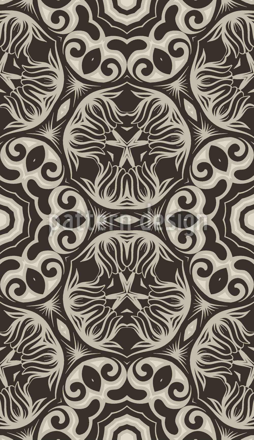 patterned-wallpaper-monochromo