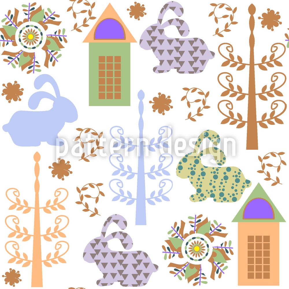 patterned-wallpaper-downtown-bunnies