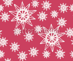 patterned-wallpaper-stars-on-wire-red