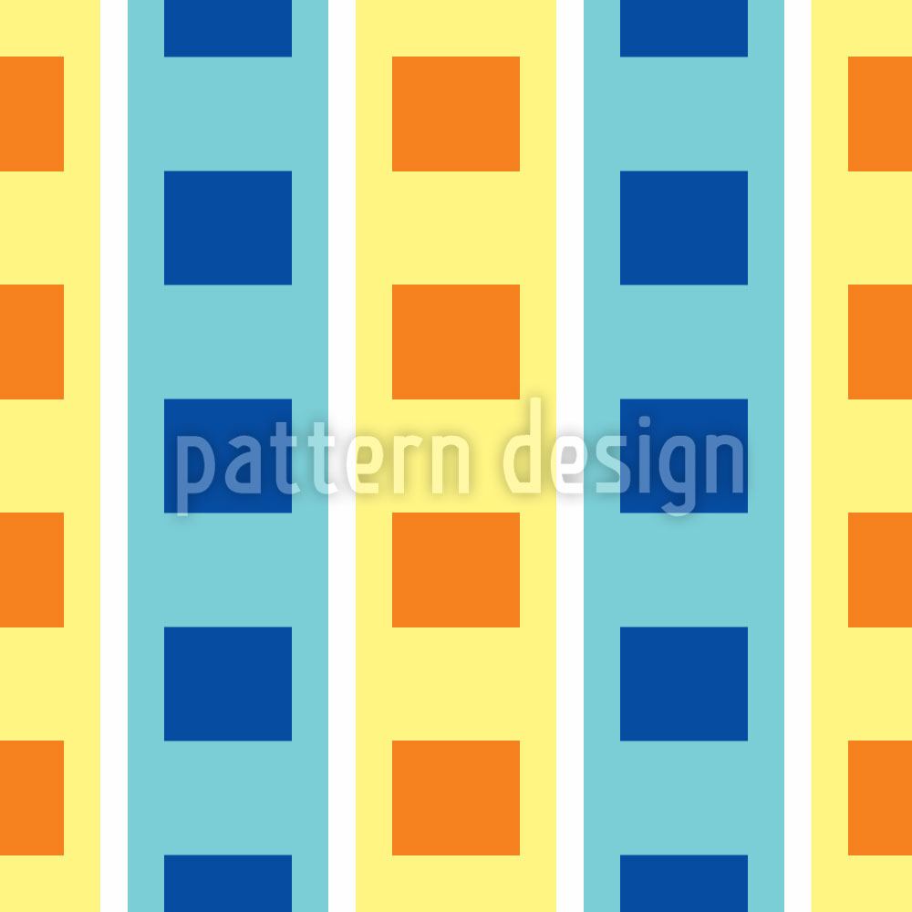 patterned-wallpaper-squares-on-elevators