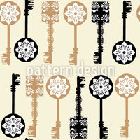 patterned-wallpaper-filigree-keys