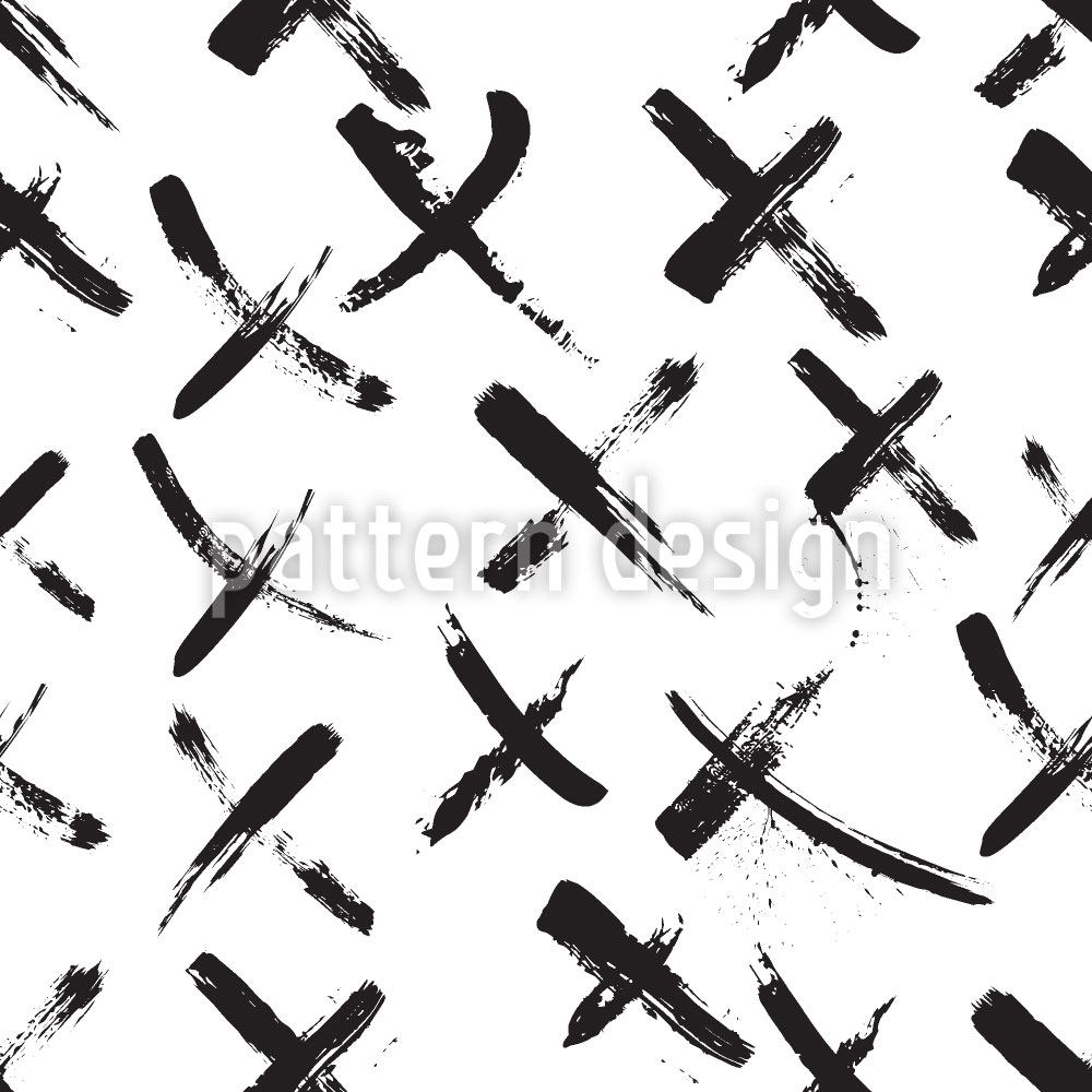 patterned-wallpaper-x-marks-the-spot