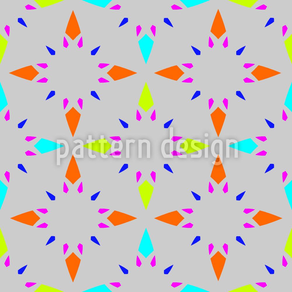 patterned-wallpaper-stars-mosaic