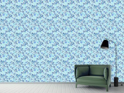 patterned-wallpaper-rose-mosaic