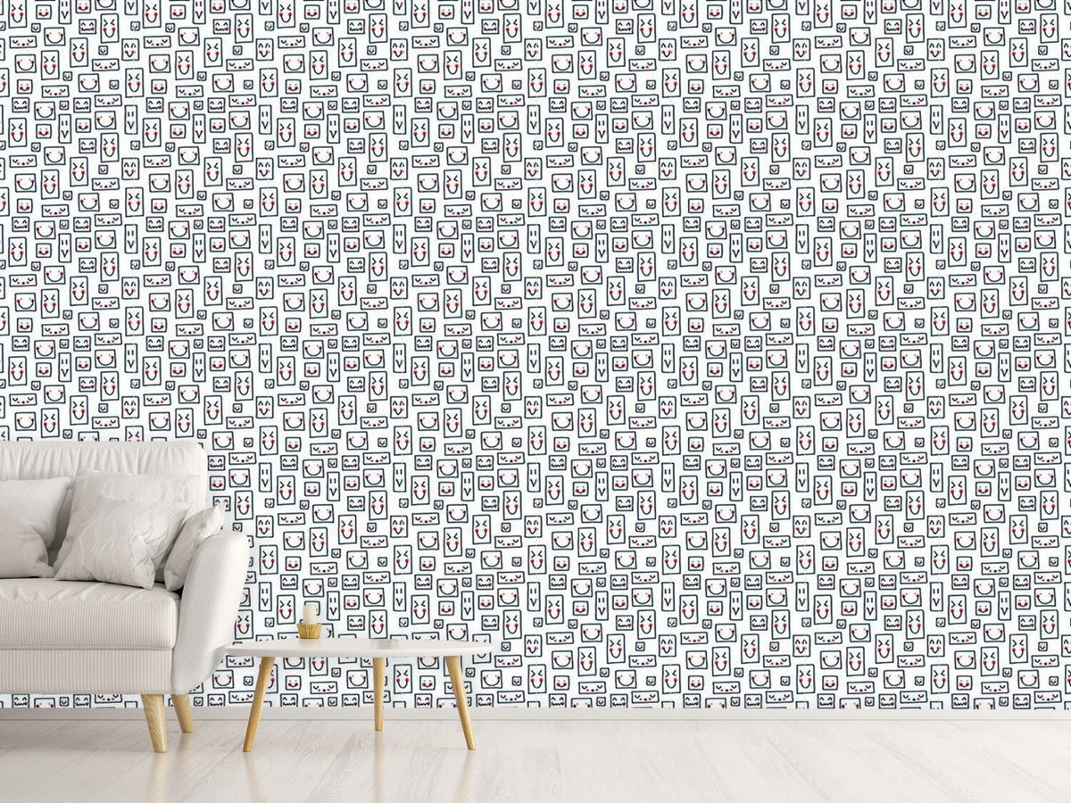 patterned-wallpaper-smiley-to-the-square