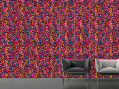 patterned-wallpaper-the-land-of-neon-fantasy