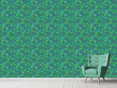 patterned-wallpaper-fine-lined-hearts