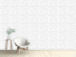 patterned-wallpaper-gray-triangle-snow