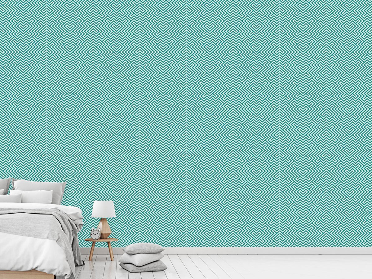 patterned-wallpaper-in-the-center-mint