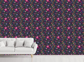 patterned-wallpaper-the-bird-queen-feast-at-night