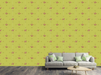 patterned-wallpaper-fresh-leaves