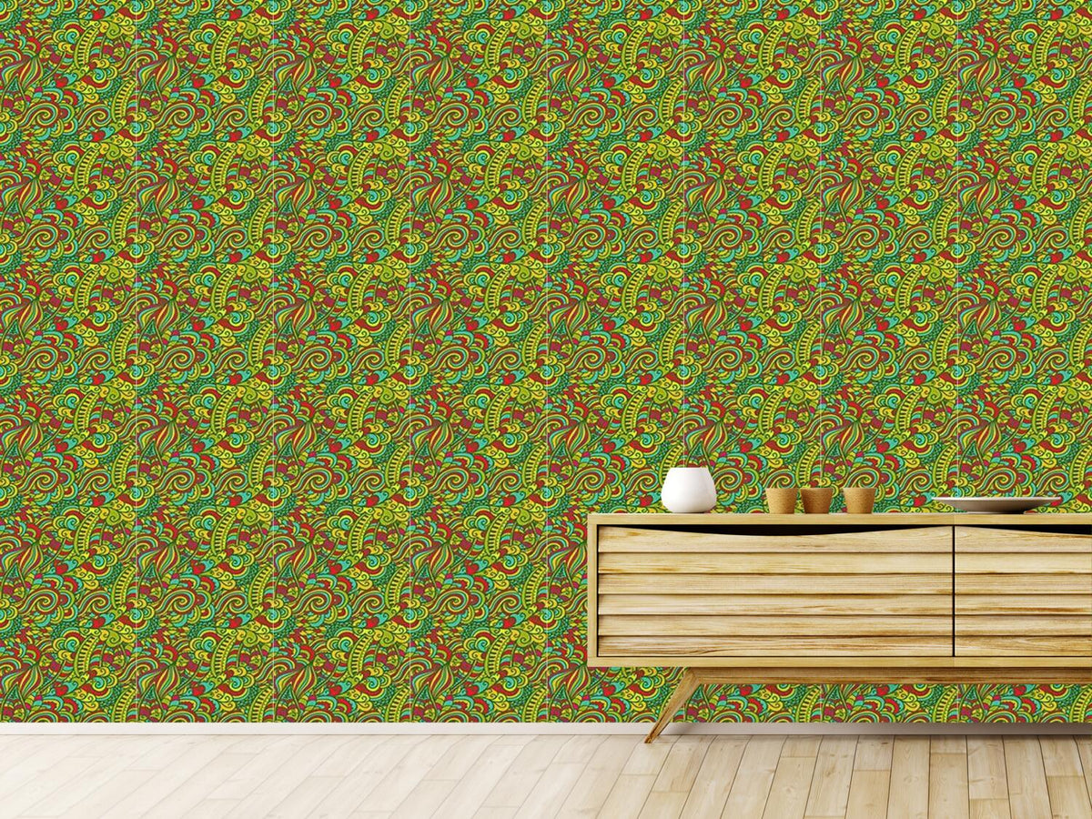 patterned-wallpaper-lucky-dragon-fantasy