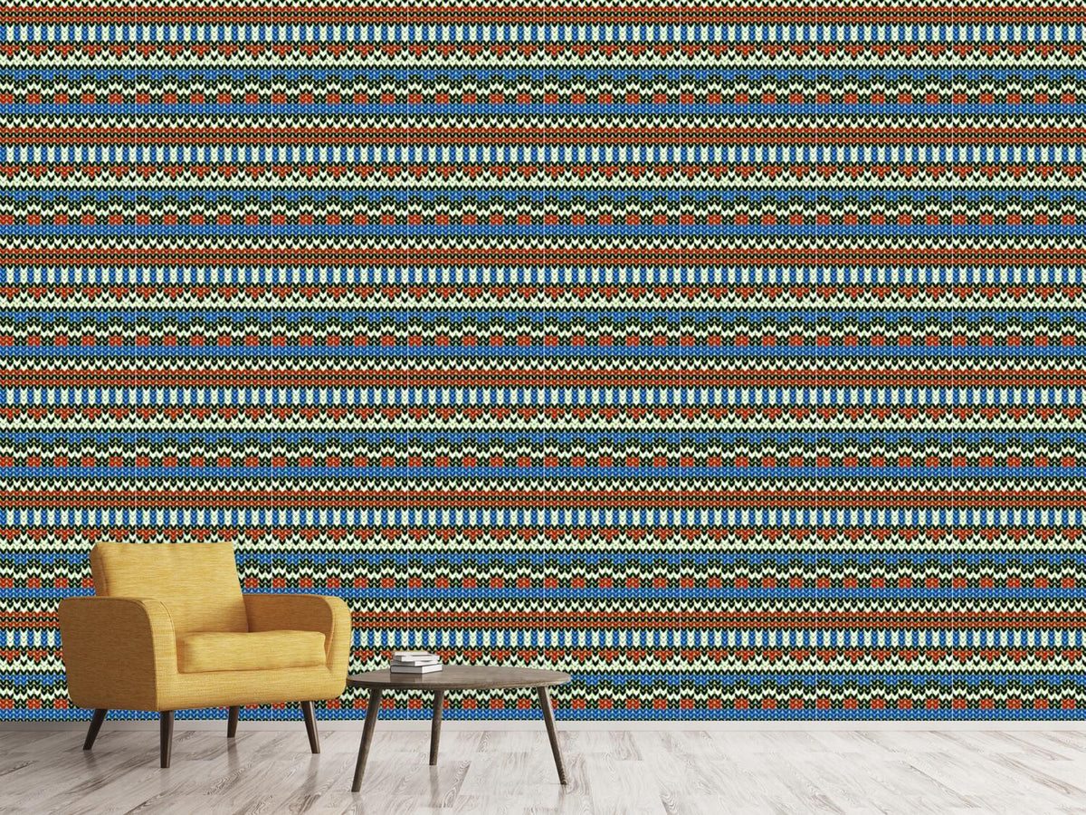 patterned-wallpaper-striped-knitting