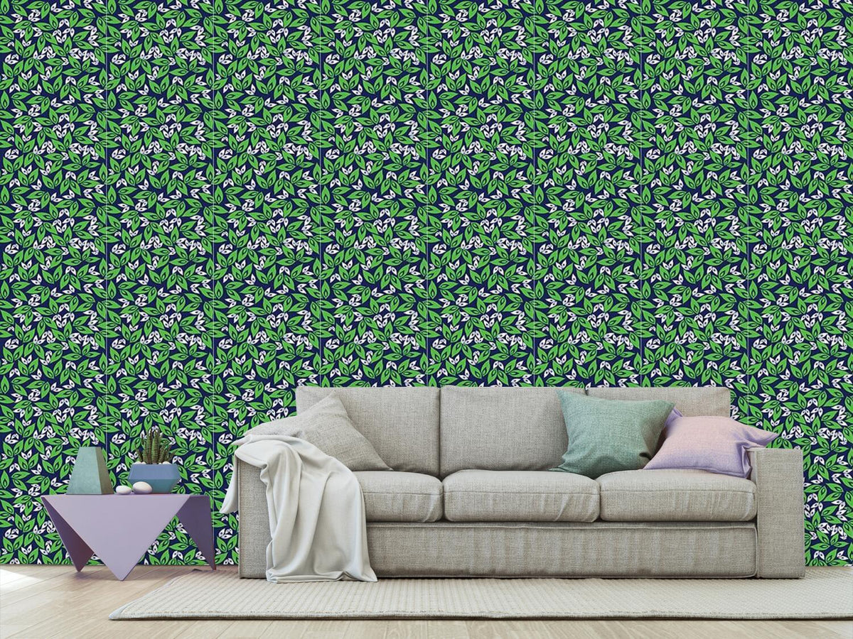 patterned-wallpaper-leaf-on-leaf