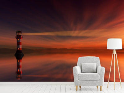 photo-wallpaper-red-sky-at-the-lighthouse