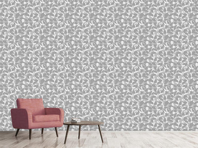 patterned-wallpaper-behind-the-leaves