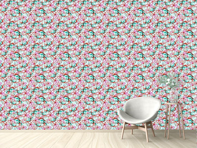 patterned-wallpaper-koi-in-a-sea-of-flowers