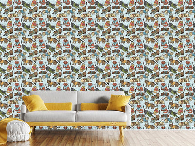 patterned-wallpaper-winter-cats