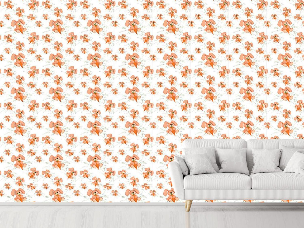 patterned-wallpaper-bunnies-love-carrots