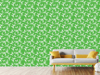 patterned-wallpaper-polynesian-butterflies-in-spring