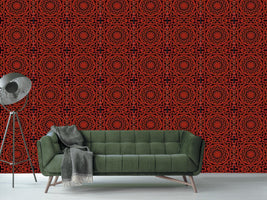 patterned-wallpaper-orient-express-red