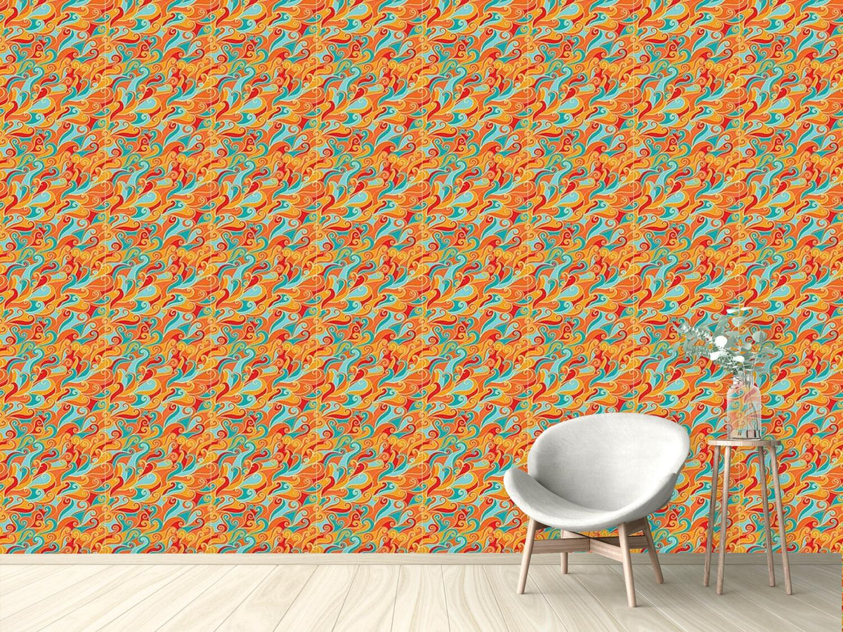 patterned-wallpaper-fire-and-ice