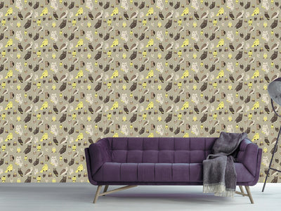 patterned-wallpaper-wise-owls