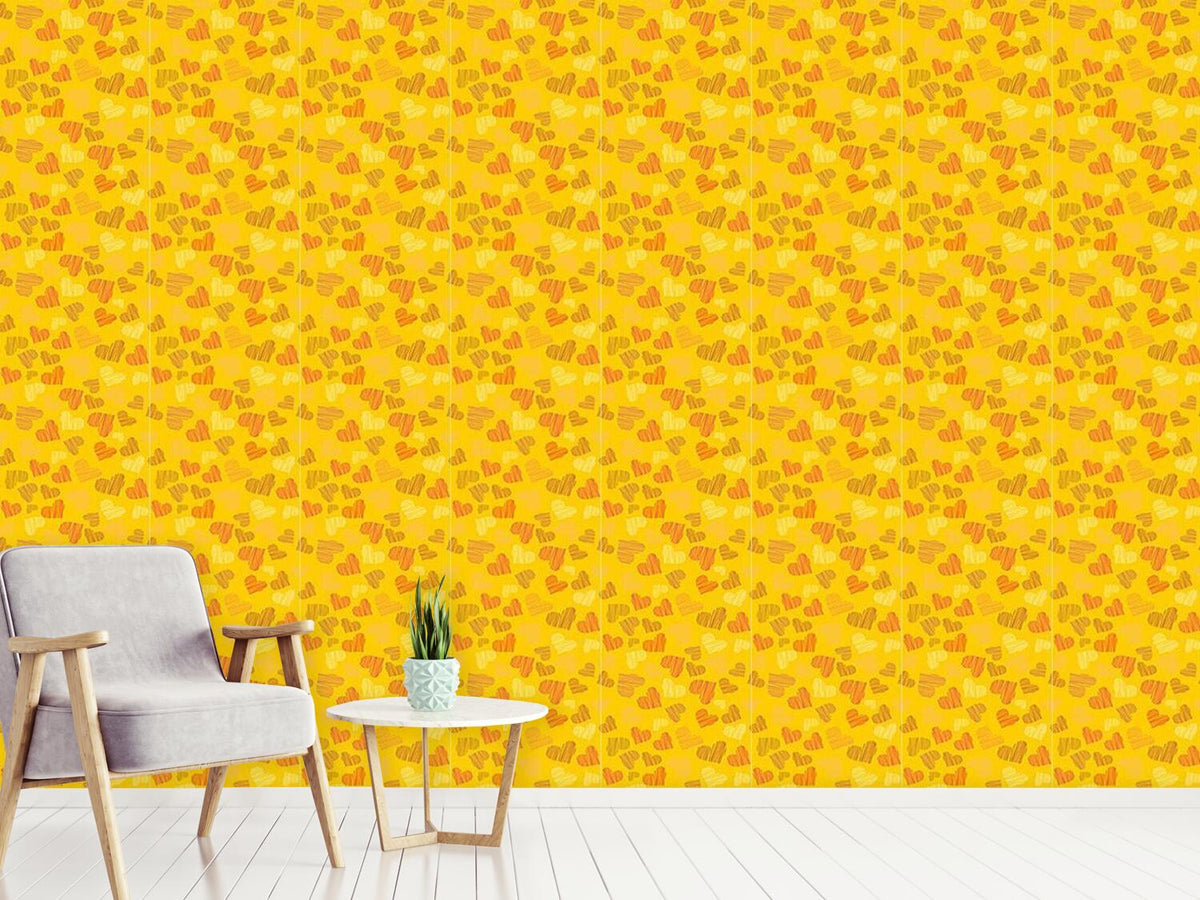 patterned-wallpaper-fine-lined-sunshine-hearts