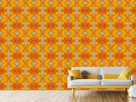 patterned-wallpaper-checks-in-gold-rush