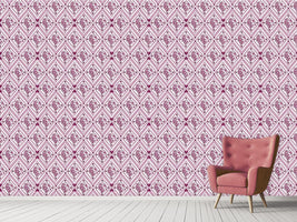 patterned-wallpaper-framed-nature