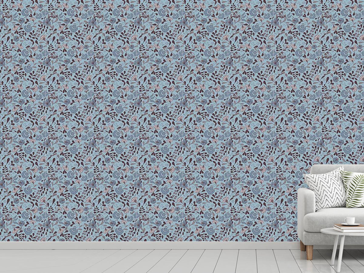 patterned-wallpaper-folklore-flower-nostalgia