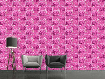 patterned-wallpaper-hortensia-pink