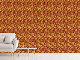 patterned-wallpaper-beginning-and-end-gold