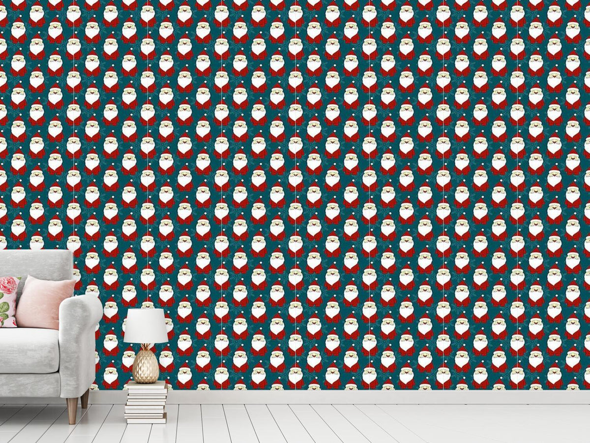 patterned-wallpaper-father-christmas