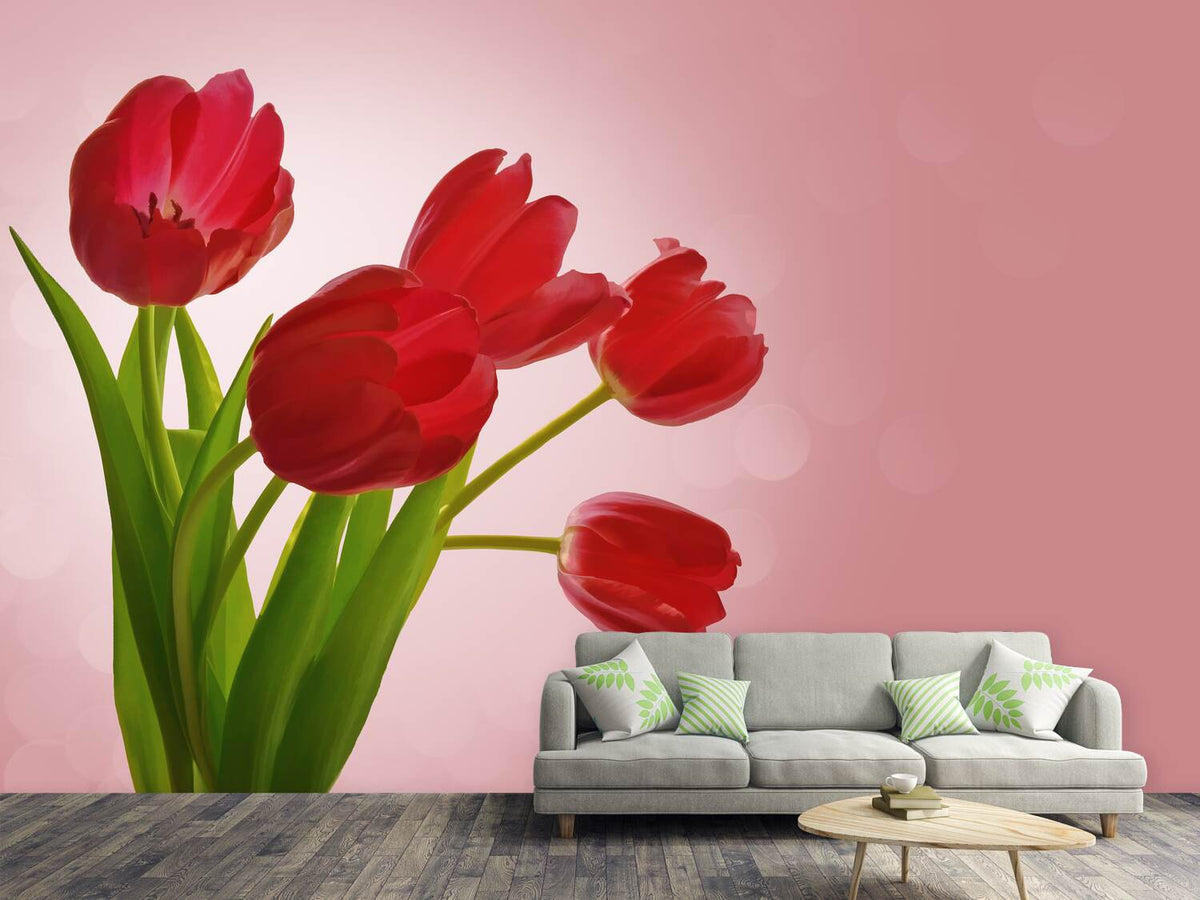 photo-wallpaper-red-tulips-bouquet