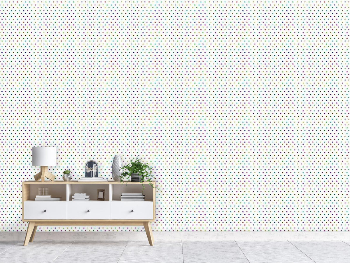 patterned-wallpaper-neon-polka-dots